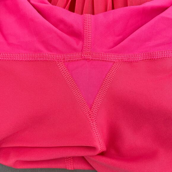 Lululemon Mesh Pleats Mid-Rise Mini Tennis Skirt Lip Gloss Pink Bright Summer 4 - Picture 8 of 16